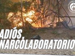 VIDEO 'Revientan' narcolaborotario en Culiacán: así lo destruyó la Marina