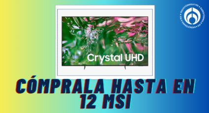 Walmart le puso 10 mil pesos de rebaja a esta pantalla Samsung Crystal UHD, es de 85 pulgadas y tiene 12 MSI