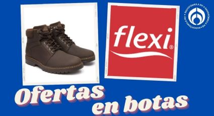 Las botas Flexi en remate que no le piden nada a las Timberland; son de uso rudo y hay 2 colores