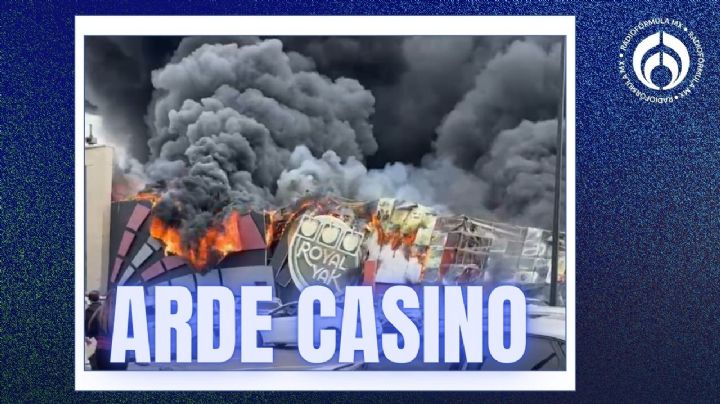 (VIDEOS) ATERRADOR incendio consume casino en Culiacán