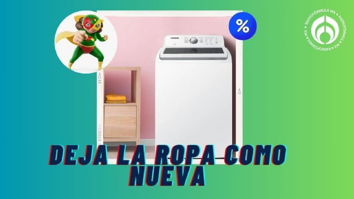 Bodega Aurrera rebaja lavadora Samsung de 20 kg; marca calificada como Excelente por Profeco