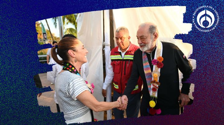 (VIDEO) Carlos Slim felicita a Sheinbaum por el programa 'Acapulco se transforma contigo'