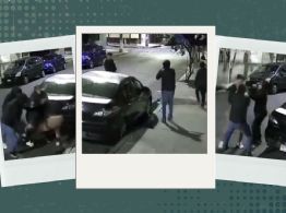 VIDEO Encapuchados asaltan, golpean y tiran a estudiante que esperaba el camión en CDMX