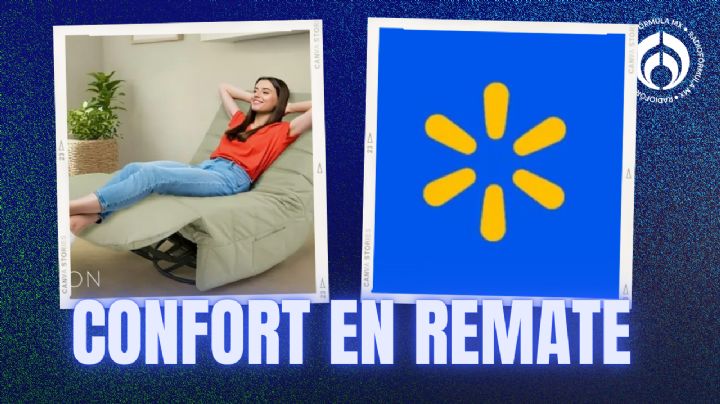 Walmart rebaja $4,000 a sillón individual reclinable súper suavecito y cómodo