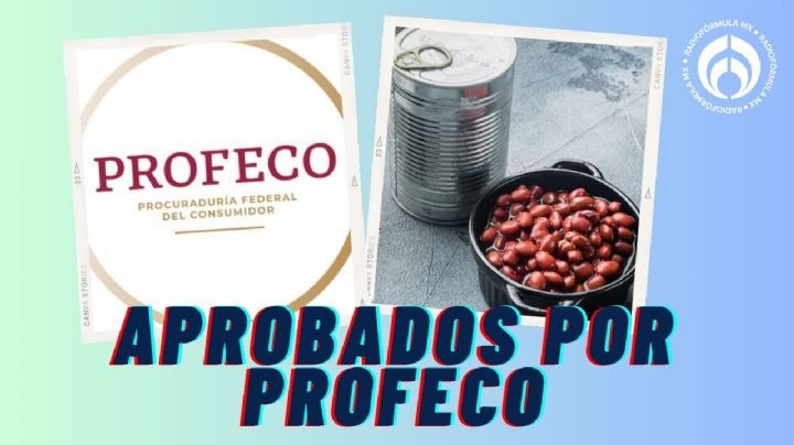 Los frijoles enlatados sin grasa de cerdo o vegetal que son saludables y baratos, según Profeco