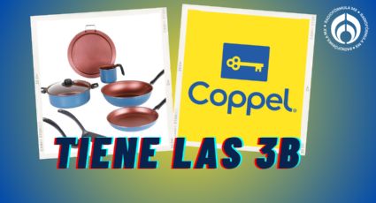 Coppel vende en menos de 800 pesos esta batería Ekco de 8 piezas con antiadherente ultraresistente