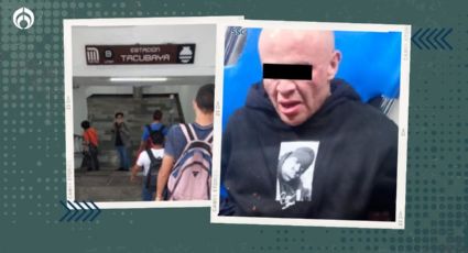 Metro Tacubaya: sujeto hostiga a joven y luego ataca a policía; fue detenido