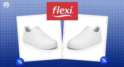 Rebajas del 50% en FLEXI: Los tenis blancos que tienen descuentazo y son como los Nike Air Force