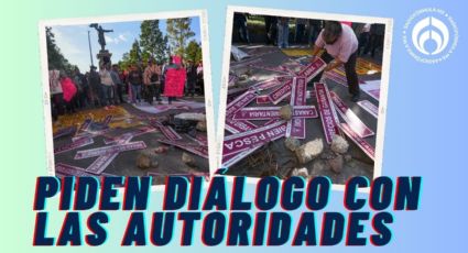 'Acúsalos con su mamá': Vecinos de la colonia 4T protestan y arrojan letreros de calles en Toluca