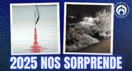 Noche de microsismo y nieve: en CDMX de magnitud 1.7; y en Hidalgo nieva 17 años después