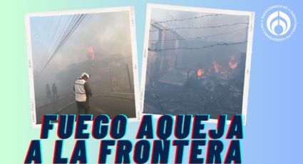 (VIDEO) Incendios en Tijuana: vientos de Santa Ana los avivan; suman 8 casas destruidas