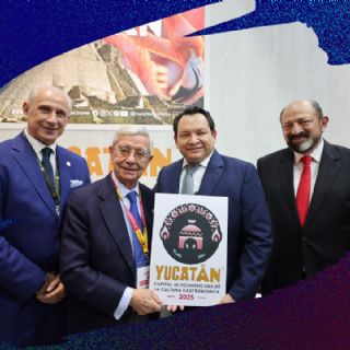 ¡Brilla! Joaquín Díaz Mena impulsa la grandeza de Yucatán en FITUR 2025