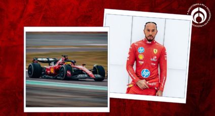 ¡Lewis Hamilton ya se subió a la Ferrari! Bloqueó neumáticos y dio 30 vueltas en Fiorano (VIDEOS)