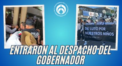 (VIDEOS) 'El pueblo está cansado': protestan en Culiacán, rompen puertas y llegan al despacho del gobernador