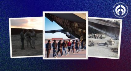 EU despliega marines en frontera con México... y deporta a migrantes en aviones militares