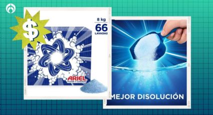 Sam's Club tiene baratísimo el detergente Ariel de 8 kg para 66 lavadas; despercude la ropa sin desgastarla