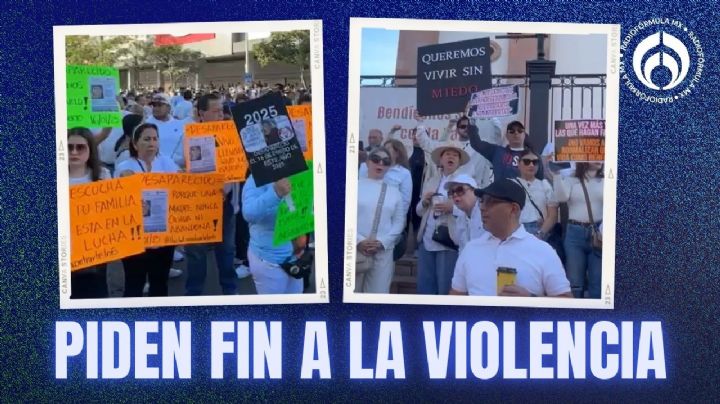 Marcha por la paz en Culiacán: "¡Queremos vivir sin miedo!", exigen ciudadanos ante violencia