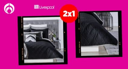 Liverpool tiene al 2x1 esta colcha Concord de doble vista, calientita y perfecta para el invierno