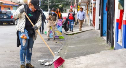 ¡Basta de malos olores! Ayuntamiento limpia zona de artesanos en Tampico