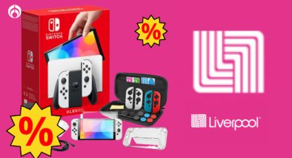 Liverpool pone en descuento Nintendo Switch con muchos accesorios; tiene meses sin intereses