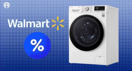 Walmart rebaja potente lavadora LG que funciona con Inteligencia Artificial y tiene secado a vapor