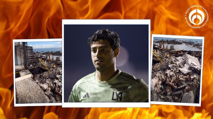 ¡Sólo cenizas! Así quedó la casa de Carlos Vela que fue destruida por los incendios de Los Angeles