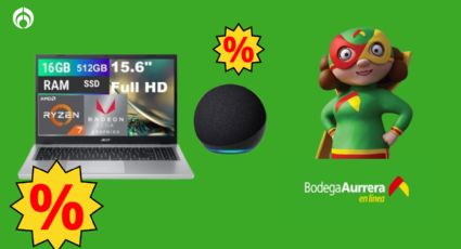 Bodega Aurrera tiene en remate esta Laptop Acer; viene con una bocina Echo Alexa de regalo