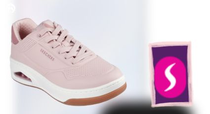 Suburbia desploma el precio de estos tenis deportivos para mujer de color rosa; tienen memory foam