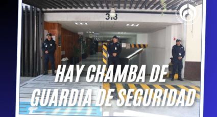 Trabaja en el gobierno como guardia de seguridad; sueldo de casi 13 mil y buenas prestaciones