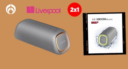 ¿Qué bocina portátil es mejor? Liverpool puso al 2x1 esta LG con sonido potente y batería duradera