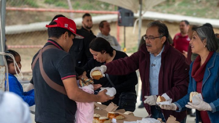 Rosca de Reyes 2025: conviven con los Reyes Magos en Escobedo NL