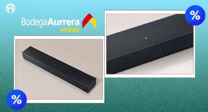 Bodega Aurrera se luce y baja precio de una barra de sonido Samsung de sonido envolvente