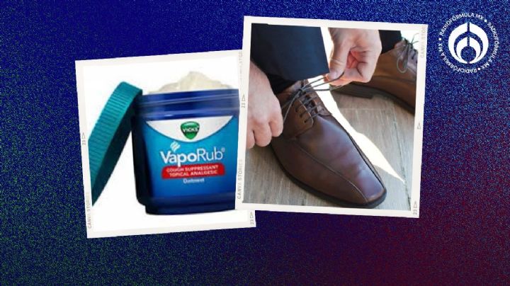 La mezcla secreta con Vick Vaporub que deja los zapatos relucientes como si fueran nuevos