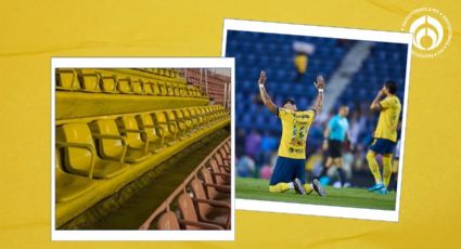 ¿Estadio Azul... crema? América pinta de amarillo las butacas en Ciudad de los Deportes (VIDEO)