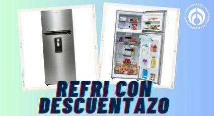 Sam's Club desploma el precio del refrigerador Whirlpool de 18 pies; ahorra energía y es muy amplio