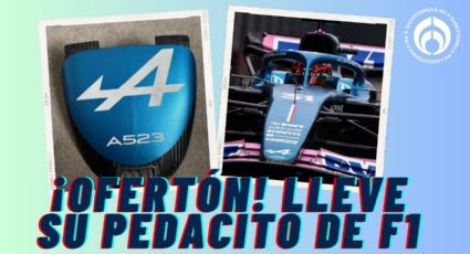 ¿Quieres un pedacito de un F1? Venden la nariz auténtica de un Alpine ¡en eBay!