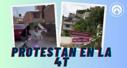 Vecinos dicen 'me canso, ganso': quitan letreros de calles en colonia 4T de Tultitlán (VIDEO)