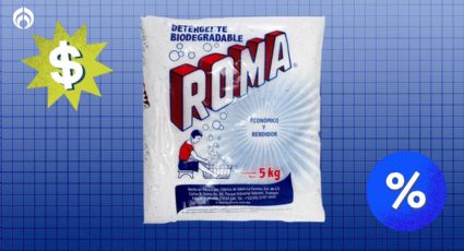 La tienda de autoservicio que tiene super barato el jabón Roma de 5 kg, clásico detergente para todos usos