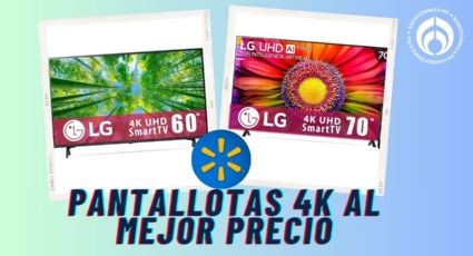 4 pantallas LG 4K a precio de outlet que Walmart rebaja; tienen muy buenas reseñas