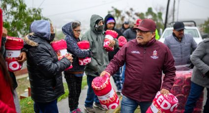 Refuerzan operativo por frente frío en Escobedo NL