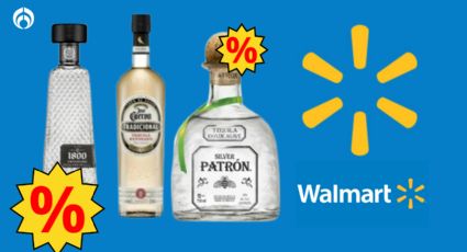 Walmart remata estas 3 opciones de tequila:  Patron Silver, José Cuervo y 1800 Cristalino