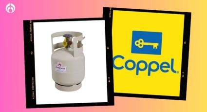 Coppel pone “descuentote” en este mini cilindro de gas de 2 kg, fácil de transportar y resistente