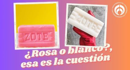 ¿Qué conviene más, lavar la ropa con jabón Zote rosa o blanco?