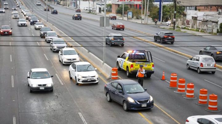 Mantendrán carril reversible en la avenida Gonzalitos