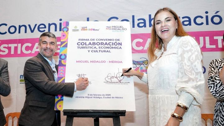 Mérida y alcaldía Miguel Hidalgo promueven su riqueza cultural y gastronomía con convenio