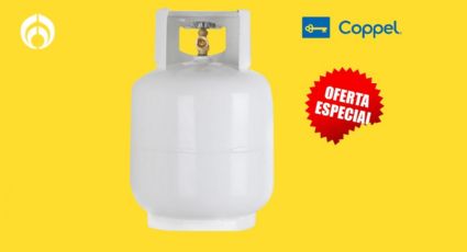 Coppel tiene baratísimo este tanque de gas de 9 kg que puedes transportar de tu casa al negocio