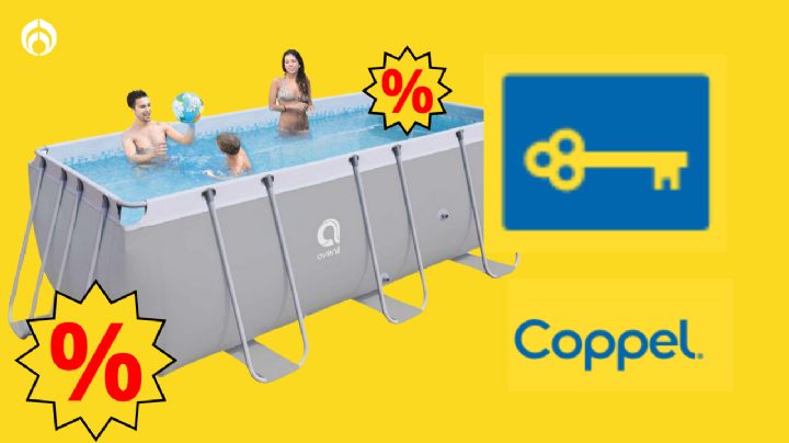 Coppel rebaja 5 mil pesos a esta enorme alberca que es perfecta para el calor; tiene envío gratis