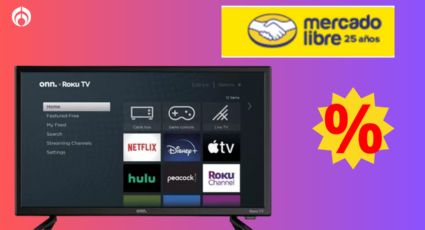 Mercado Libre pone a menos de 2 mil pesos esta pantalla; tiene Roku y envío gratis