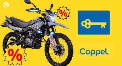 Coppel rebaja 16 mil pesos a esta moto doble propósito; es 2025 y corre a 125 km/h