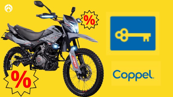 Coppel rebaja 16 mil pesos a esta moto doble propósito; es 2025 y corre a 125 km/h